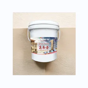 Water Based Rock Chip Exterior Silicone Stone Paint For Commercial And Residential Building