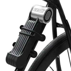 في المخزون قفل دراجة قابل للطي من الصلب المنجسي قفل دراجة قابلة للطي لدراجة الطريق