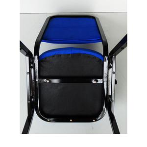 La Silla de oración de la Iglesia tapizada azul de diseño moderno de estilo portátil se puede personalizar - Product Image 5