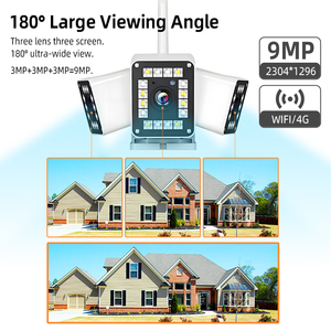 Wholesale <strong>3</strong> Lens Wifi <strong>Camera</strong> Support TF Card Cloud Record <strong>Motion</strong> <strong>Detection</strong> Network <strong>Camera</strong> for Protecting Home Business Safety - Product Image 3