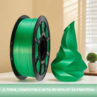 Fil PLA Soie Effet 3D Hot Style, Consommables pour Imprimante 3D, Multicolore 1.75mm Hongzhiqinglian PLA-01