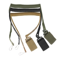 Dragon Anti-Perte Sécurité Réglable Lanyard Élastique Anti-Chute Sécurité pour Chasse Tactique Camping Randonnée
