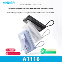 ANKER avec câble ZOLO Power Bank 45W Charge rapide Nouveau support magnétique 3C Smart Shield Power Bank mobile A1116
