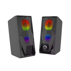 ลำโพงพกพาสำหรับคอมพิวเตอร์แล็ปท็อป 2.0 USB พร้อมไฟ LED ดีไซน์พลาสติกขนาดเล็ก ใช้พลังงาน DC ช่องเสียบ AUX สำหรับเชื่อมต่อเสียง ลดราคาพิเศษ - Product Image 6
