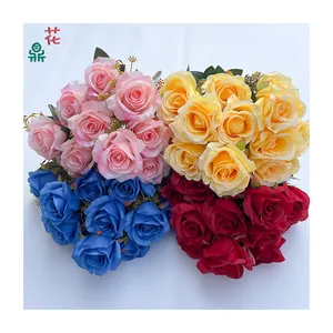 13 Pearl Plum Home Decoration Ornaments Silk Flowers Photography Landscaping Decoration Artificial Flowers