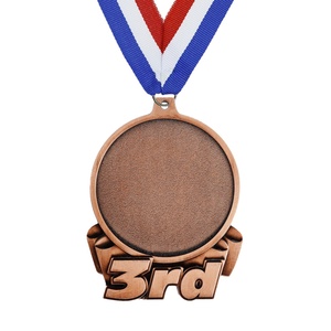 Medallas de Baloncesto, Fútbol, Lucha Libre, Fisicoculturismo, Artes Marciales y Maratón con Diseño de Cereza 'Conqueror' de Zinc Esmaltado - Las Mejores para la Escuela - Product Image 2