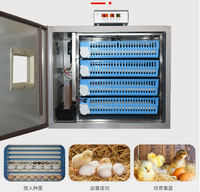 Incubateur d'œufs de volaille 800 places, contrôle intelligent, entièrement automatique, pour œufs de grande taille, incubateur industriel pour poulets, canards, cailles