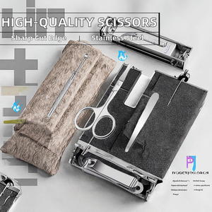 Tijeras para Uñas Portátiles de Alta Calidad, 3.5mm de Grosor, Curvas, para Cutículas, Cejas, Manicura, Belleza, Acero Inoxidable, Afiladas y Rápidas - Product Image 3