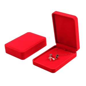 Cajas de Joyería de Terciopelo de Alta Gama Personalizadas, Pequeñas, Blancas, de Primera Calidad, Importadas, de Marca, para Regalo - Product Image 1