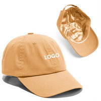 Casquette de baseball personnalisée non structurée avec logo brodé Chapeau de papa doublé en satin à motif animal en denim 100% coton pour l'hiver
