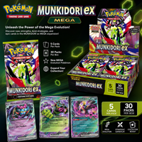 Boîte de boosters Pokémon M3 TCG Munkidori ex, cartes scellées japonaises, jeu de société, collection de cartes à collectionner