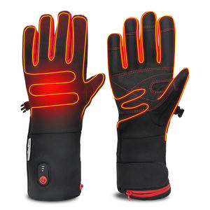 Guantes de invierno cálidos recargables con batería de 7,4 V personalizados, guantes calefactables eléctricos de seguridad para esquiar, motocicleta, caza - Product Image 1