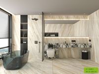 Grèce Earl White Marble Gold Volakas Marbre avec veine or et gris blanc décoration de la maison carreaux de mur sol