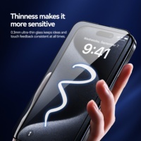 Protection d'écran en verre trempé 9H ESD pour iPhone 18 Pro Max Air 17 Plus, couverture intégrale des bords, avec kit d'installation facile