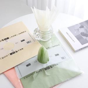 40pcs/pack Extractable Milk Cotton Tissue Paper Flower Bouquet Wrapping Paper Florist Floral Materials Lining Cotton Paper