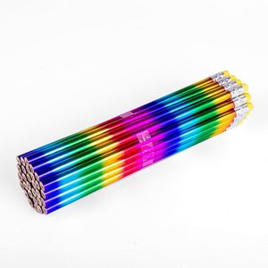 4 in 1 <b>Lead</b> Colored Rainbow High Quality Colour Pencils Laser Barrel for School - Product Image 5