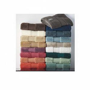 Microfibre à séchage rapide 80x160cm 550 GSM gaufré armure peluche surdimensionné brodé biodégradable gaufré tissé serviette de bain - Product Image 1