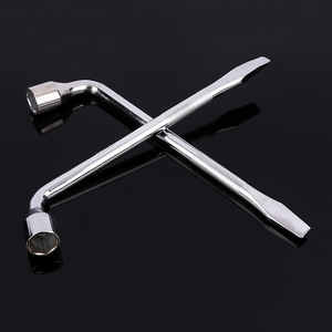 L Type Welding Wrench Metric Dual Purpose Automotive Repair <b>Tool</b> Pipe Shaped Bent Hook Wrench Manual Operation - Product Image 1