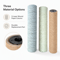 Colonne de remplacement pour arbre à chat, griffoir remplaçable, insert fileté M8, poteau en papier, tailles 6.1-8.8cm