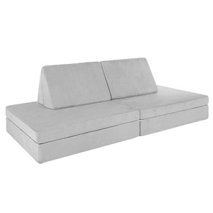 Sofá Educativo para Niños Du Babo, Cojín Grande para Juegos de Bloques de Construcción, Tapete de Escalada Interior, Tapete para Gatear, Gris Claro - Product Image 1