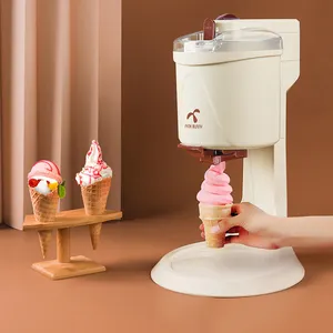 Uso domestico mini macchina per gelato piccola macchina per la produzione di Dessert per la salute del gelato alla frutta per bambini morbidi