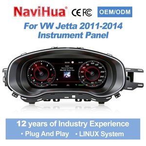 Navihua Hot Sales LCD Dashboard Linux System With Carplay <b>for</b> VW Jetta 2011-2014 <b>Car</b> Digital Cluster Auto <b>Speedometer</b> Instrument - Product Image 2