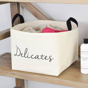 Panier à linge en toile de coton de luxe délicat - Product Image 4