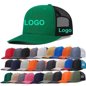 Gorra de béisbol de 6 paneles en oferta, gorra snapback en blanco con visera curva, gorra trucker Richardson 112 de malla, gorras lisas personalizables - Product Image 1