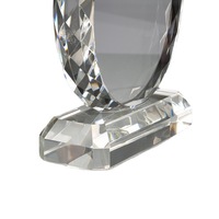 Honor of Crystal UV Print K9 Gravure laser Trophée de récompenses en verre de cristal rond vierge pour des événements souvenirs