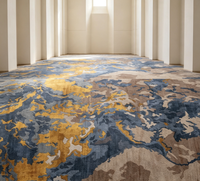 Moquette en nylon pour maisons de retraite, résistante à la moisissure, antidérapante, faible teneur en COV, design personnalisé pour les développeurs de communautés de retraite