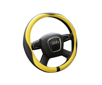 Couvre-volant en cuir de 15 pouces, accessoires universels pour automobile