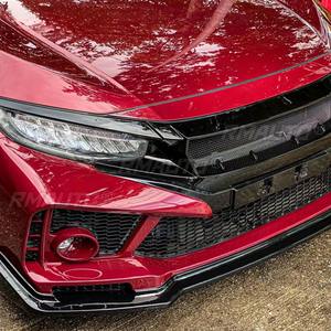 <b>Car</b> Front Bumper Lip Splitter <b>Diffuser</b> Spoiler Guard Body Kit <b>For</b> Honda Civic 2016-2019 10th Gen <b>Car</b> Accessories - Product Image 3