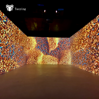 Projection immersive 3D, projection immersive pour parcs à thèmes, projecteur holographique, projection murale, mapping de projection