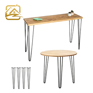 Patas de sofá modernas, accesorios para patas de mesa, piezas de repuesto nuevas para muebles, extensiones, patas de horquilla modernas de 3 varillas - Product Image 2