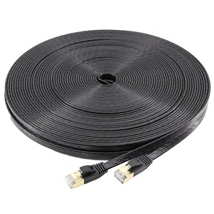 32AWG Copper Flat Cat7 Network <b>Patch</b> <b>Cable</b> Thin Flat Cat7 Rj45 <b>Cable</b> UTP - Product Image 4