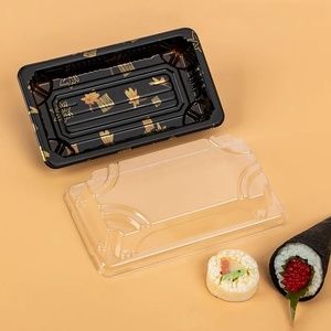 Dùng Một Lần Hình Chữ Nhật Takeout Sushi Khay Với Nắp Sashimi Khay <span class=keywords><strong>Container</strong></span> Cho Salad Bánh Sandwich Thực Phẩm <span class=keywords><strong>Takeaway</strong></span> - Product Image 6