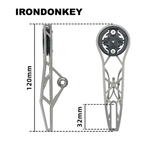 GUB Ti710 Support d'ordinateur pour vélo en alliage <span class=keywords><strong>de</strong></span> titane ultra-léger imprimé en 3D Caméra d'action Wahoo directe légère pour cyclisme sur <span class=keywords><strong>route</strong></span> - Product Image 4