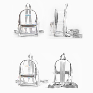 Factory Wholesale Custom logo Design Cheap Small Transparency Material <strong>clear</strong> <strong>Backpack</strong> for Girl - Product Image 4