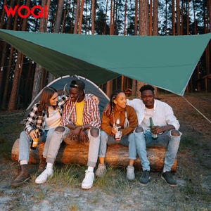 WOQI viaje al aire libre poliéster sombra tela impermeable protección UV lona <span class=keywords><strong>para</strong></span> terraza Camping tienda toldo dosel - Product Image 4