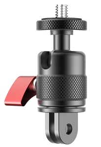 Adaptador de Montaje Multiángulo Universal de Aluminio con Cabezal Giratorio de 360° y Conector de Tornillo de 1/4 para GoPro Hero 13, DJI Osmo Action, Insta360 - Product Image 6