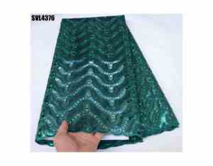 Sequin Organza ren với bông <span class=keywords><strong>Net</strong></span> ren thiết kế hiện đại cho làm cỏ Ăn mặc - Product Image 2