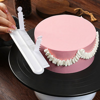 Tabla de corte de plástico grueso para pan tostado y repostería, marcador de porciones, utensilio de grado alimenticio, accesorios y herramientas de repostería DIY