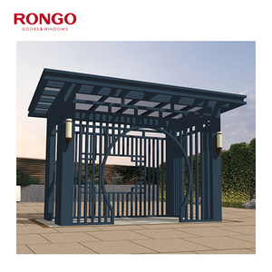 Pérgola de Aluminio de Estilo Chino Hecha a Mano y Personalizada, con Recubrimiento en Polvo e Impermeable, para Experiencias Culturales en el Jardín - Product Image 6