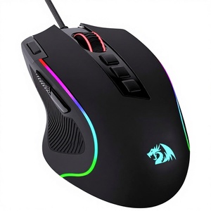 เมาส์เกมมิ่ง M612 <span class=keywords><strong>Predator</strong></span> RGB 8000 DPI เชื่อมต่อผ่านสาย USB แบบออปติคอล ปุ่มตั้งค่าได้ 11 ปุ่ม ไฟแบ็คไลท์ 5 โหมด รองรับซอฟต์แวร์ DIY จากจีน - Product Image 1
