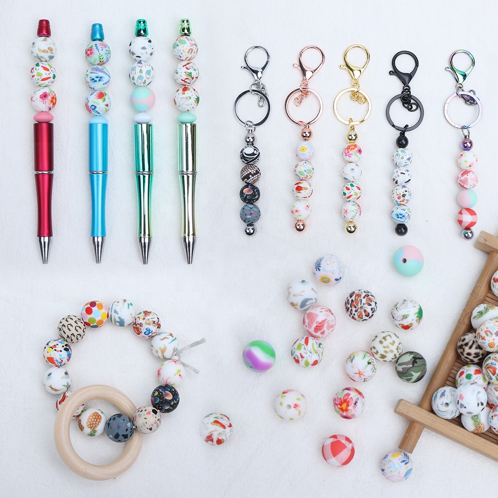 silicone beads cartoon