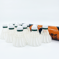 Volant de badminton Anyball 222 3 en 1 en plumes d'oie pour entraînement de niveau compétitif pour la Malaisie