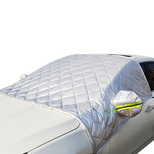 Housse <span class=keywords><strong>de</strong></span> protection pare-brise en coton, imperméable et personnalisée, pour la glace et la <span class=keywords><strong>neige</strong></span>, couleur noire - Product Image 2