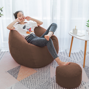 Vente en gros <span class=keywords><strong>paresseux</strong></span> canapé pouf Tatami peut s'allonger et dormir <span class=keywords><strong>mignon</strong></span> tissu petit ménage unique pouf canapé hébergement folklorique - Product Image 4