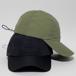 Casquette de baseball d'été légère en nylon imperméable vierge à séchage rapide avec cordon de serrage. - Product Image 1