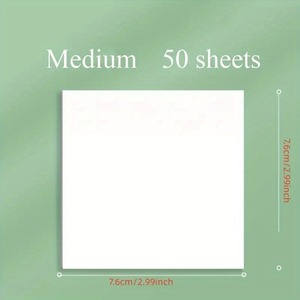 Transparent Sticky Notes Student Study Note Tear Off Stickers Removable Memo Pads for Office <strong>School</strong> <strong>Book</strong> - Product Image 5